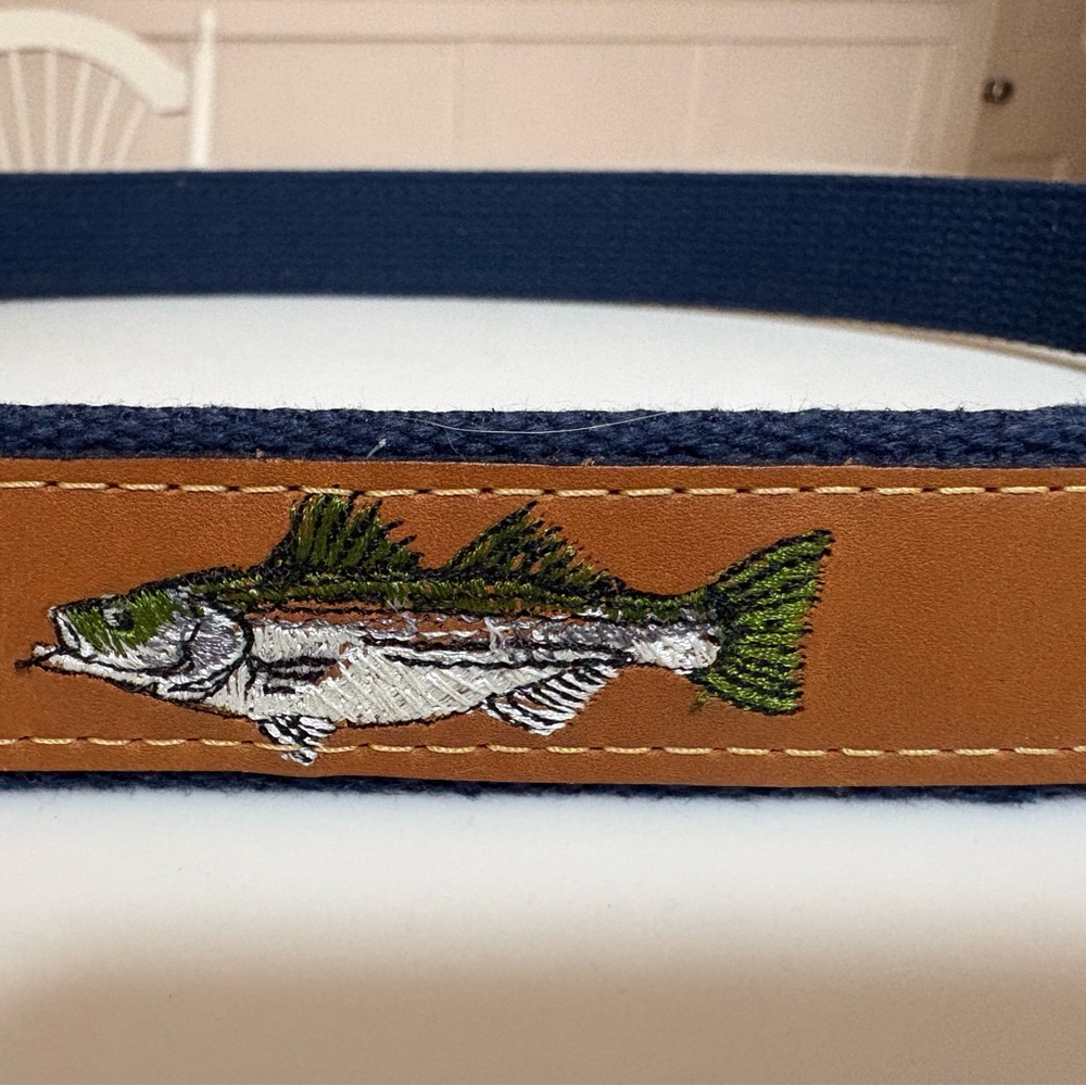 Fish Embroidered Belt